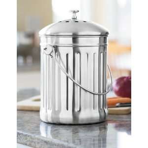 Stainless Steel Compost Crock 