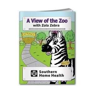  Book   A View of the Zoo with Zola Zebra Activity and Coloring Book 