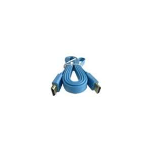   5ft HDMI A Male to Flat Cable(Blue) for Gateway computer: Electronics