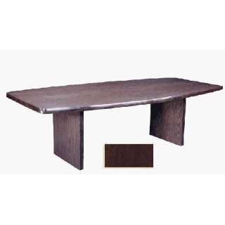  High Pressure Conference Table, Boat Shape, 48x96 Mahogany 