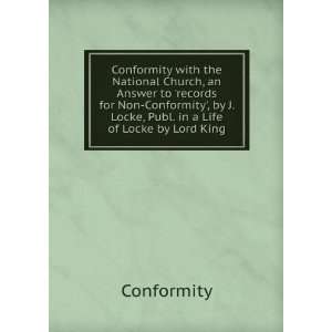  Conformity with the National Church, an Answer to records 