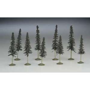    Bachman   SS 3 4 Conifer Trees (9) N (Trains) Toys & Games