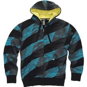 Shift Racing Optikal Fleece Mens Hoody Zip Casual Sweatshirt/Sweater 