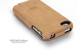 SGP Pouch Leather Case Vintage Edition Brown for Apple iPhone 4S 