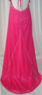 Sexy Dress Gala Party Prom Evening Cocktail Fuschia L  