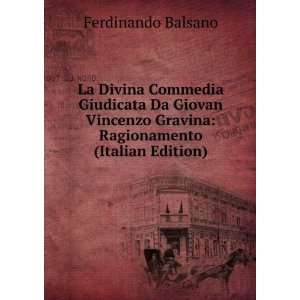   Gravina Ragionamento (Italian Edition) Ferdinando Balsano Books