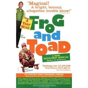  A Year With Frog and Toad Poster Broadway Theater Play 