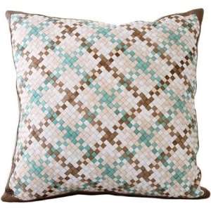  Lance Wovens Normandy Tahiti Leather Pillow: Home 