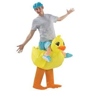   Inflatable Rubber Duckie Duck Racer Adult Costume: Everything Else