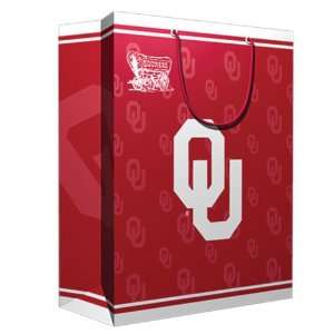  Oklahoma Sooners NCAA Medium Gift Bag (9.75 Tall) Sports 