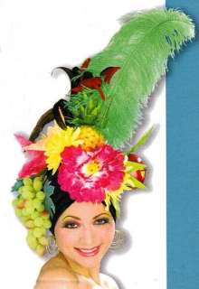 COPACABANA Tropicalla Latin Carmen Miranda FRUIT HAT HEADGEAR COSTUME 