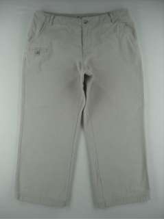 Columbia Sportswear Tan Light Beige Cotton Capri Crop Pants Womens Sz 