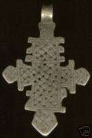 Old Ethiopian Coptic Christian Cross Pendant   Antique  