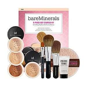 Bare Escentuals Sephora Exclusive Get Started Kit Color Fair includes 