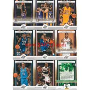  Card Set Including Kobe Bryant, Lebron James, Tim Duncan, Chris Paul 