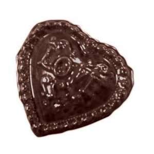  Chocolate Mold, Heart L 1 3/4 In. X W 1 5/8 In. X H 9/32 