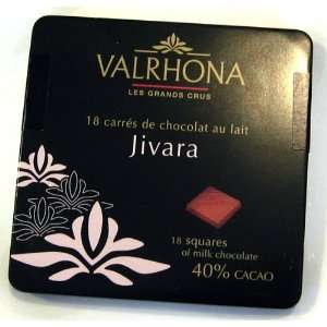 Valrhona 18 French Gourmet Chocolate Squares Jivara Milk Chocolate 