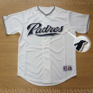 MLB San Diego Padres Majestic Mens jersey XL white NEW  