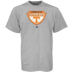 NCAA adidas Tennessee Volunteers Ash Super Dad T shirt:  
