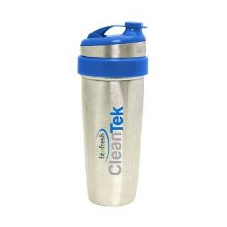 Fit & Fresh Cleantek Stainless Steel Shaker Cup, Stainless Steel, 26 