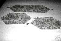 Set of 3 Table Runners, Doilies, Waverly Country Life  