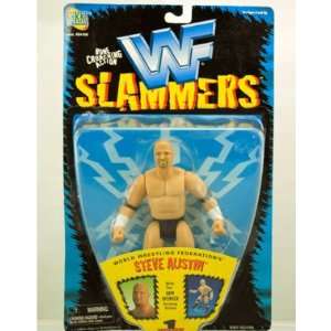  WWF Slammers Bone Crunching Action   Steve Austin Toys 