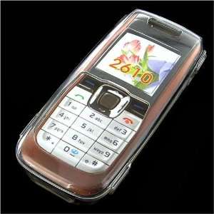  Nokia 2610 Protective Crystal Plastic Case   Clear 