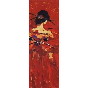  Geisha III by Sheila Van Berkel 13x38