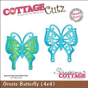  CottageCutz Die 4X4 Ornate Butterfly Made Easy