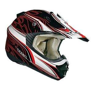  Vega NBX Pro Scorch Helmet   Large/Red Automotive