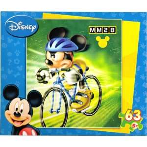  Disney Mickey Mouse Cycling Puzzle 63 Interlocking 
