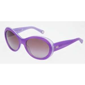  D G 3058 Violet Watercolor/violet Gradient Sunglasses 