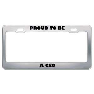  ID Rather Be A Ceo Profession Career License Plate Frame 