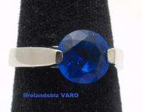 Womens Ring Blue Sapphire CZ Size 5 6 7 8 9 10 11  