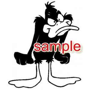  DAFFY DUCK ANGRY WHITE 10 VINYL DECAL STICKER Everything 