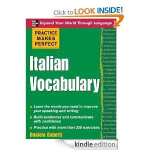 Practice Makes Perfect : Italian Vocabulary (Practice Makes Perfect 