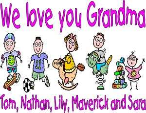 We Love you Grandma Godmother Personalized Sweatshirt  