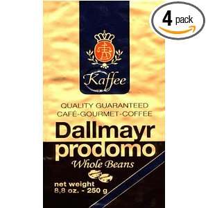 Dallmayr Gourmet Coffee, Prodomo (Whole Bean), 8.8 Ounce Vacuum Packs 