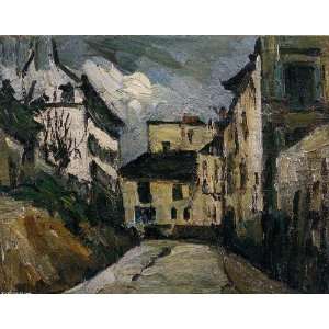   Cezanne   32 x 26 inches   Rue des Saules, Montmartre