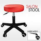red hydraulic stool chair facial salon tattoo beauty mobile salon