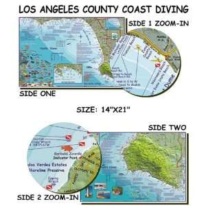    Frankos Maps Los Angeles County Coast Dive Map