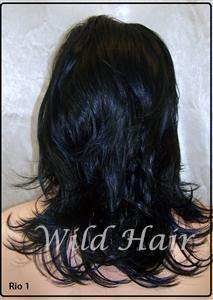 Black Lace Front Wig Heat Ok Iron Safe Kanekalon Futura Rio1  