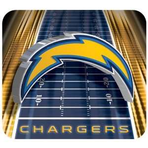 San Diego Chargers Football Field Mouse Pad:  Sports 