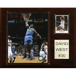  New Orleans Hornets David West 12x15 Player Plaque 