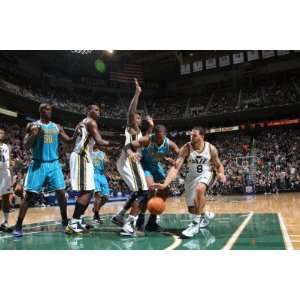  New Orleans Hornets v Utah Jazz Deron Williams and David West 