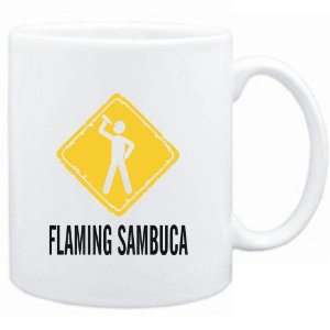  Mug White  Flaming Sambuca  Drinks