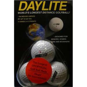 DAYLITE   Worlds Longest Distance Golf Balls!   Three (3 
