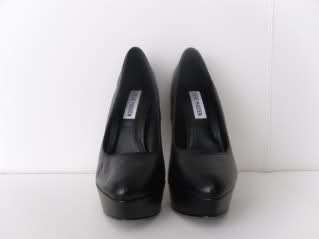 Womens STEVE MADDEN Black Darrina Platform Stiletto Heels Wedges Pumps 