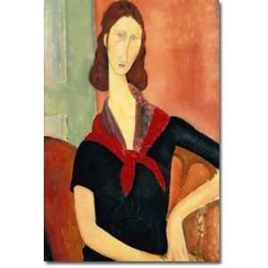  Amedeo Modigliani   Young Woman With Scarf