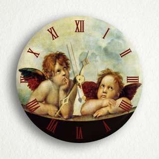 Raphaels Daydreaming Angels Cherubs 6 Wall Clock  